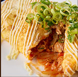 豚キムチとんぺい焼き